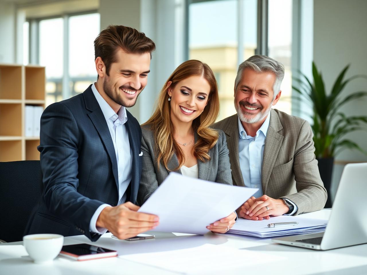 AXEN Realty agent reviewing mortgage readiness plan with homebuyers